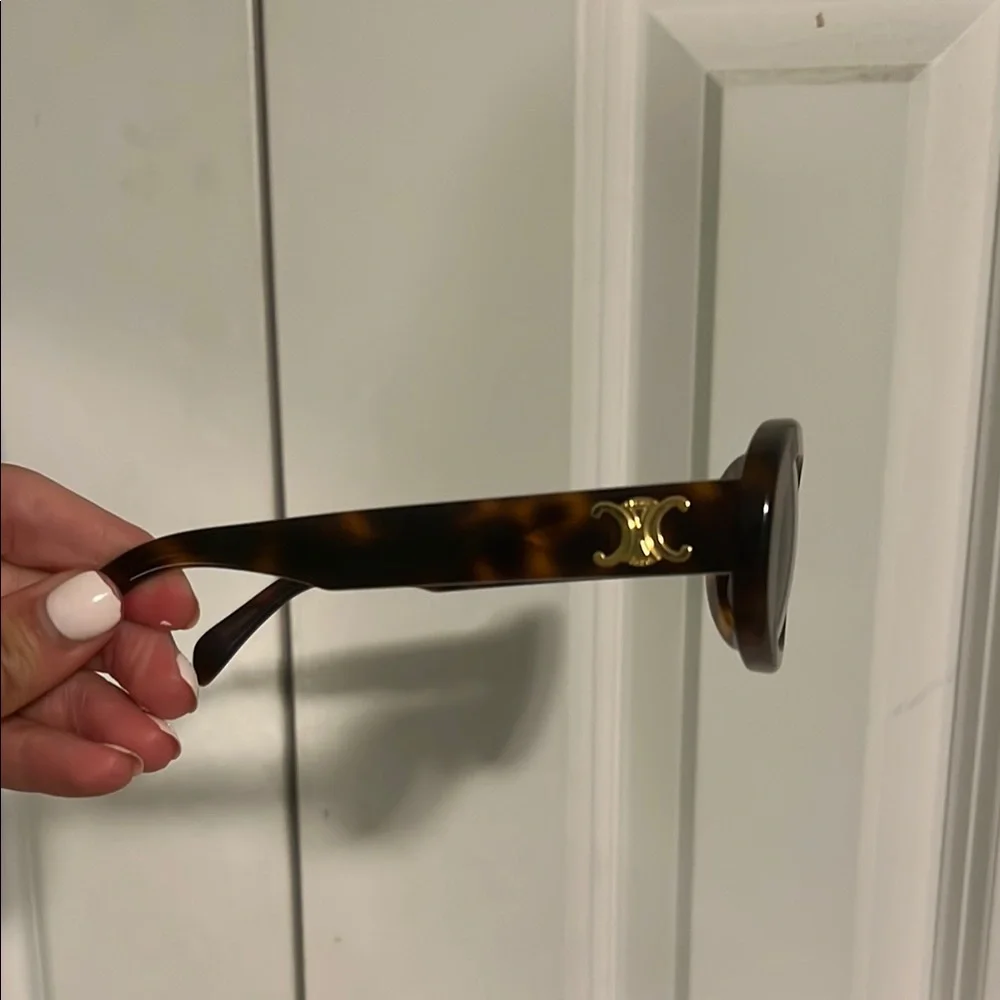 Celine Tortoise Shell Sunglasses - Picture 3 of 6